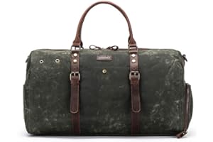Della Q 99627 Canvas Weekender, Olive, Einheitsgröße