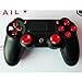 Produktbild Sharplace Controller Aluminium Buttons Ersatzteile Thumbsticks Tasten Für Playstation 4 PS4 Controller - Rot