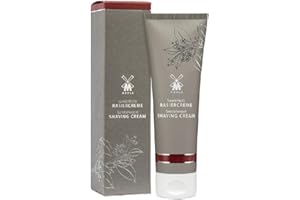 ‎MÜHLE MÜHLE Rasiercreme - cremiger Schaum mit Sandelholz für normale und trockene Haut - warm & sinnlich - 75 ml Tube