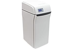Naturewater Station d’adoucissement d’eau Automatique – 365 x 480 x 800 mm – 3000 L/h – 1,5-5 bars – avec Réservoir 30 L – Échangeur Ions, Détartrant d’Eau Dure