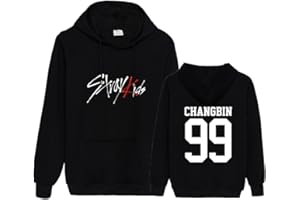 EnjoyYourLife Stray Kids I Am You Sudadera con Capucha para Hombre 3D Digital Impresión Unisex Sweatshirt Bang Chan Changbin Hyunjin Han Felix Seungmin