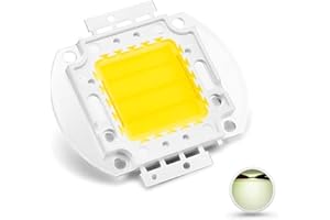 CHANZON Chip LED ad alta potenza 30W bianco naturale (4000K-4500K/900mA/DC 30V-34V/30 Watt) Super Bright Intensity SMD COB Components Diodo emettitore di luce 30W Lampadina Illuminazione fai da te