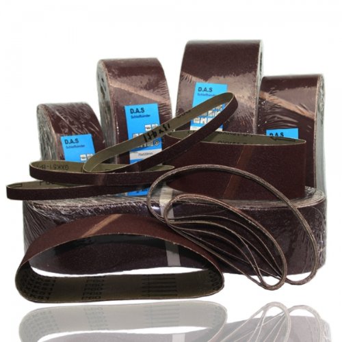 10 Stück Schleifbänder 25 x 762 mm,sortiert (3x P60 + 3x P120 + 4x P150)