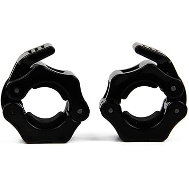 Ferma Bilancieri Olimpici G5 HT SPORT - Coppia Per Barre 30mm E 50mm, Rossi E Neri