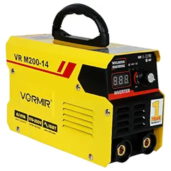 VORMIR Inverter ARC Welding Machine (IGBT) 200A with Hot Start, Anti-Stick Functions- 1 Year Warranty