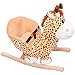 Homcom Children Kids Rocking Horse Toys Giraffe Seat Belt Toddlers Baby Toy Gift Brand New