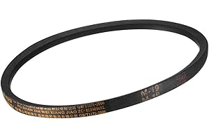 sourcing map Correa en V de Transmisión M-19, Circunferencia Interior de 452 mm/18", Correa de Transmisión de Energía de Caucho