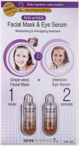 Skin Benefits - Anti-Wrinkle Grape Seed Facial Mask & Intensive Eye Serum