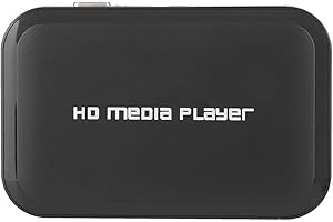 LAZMIN 1080P HD HDMI USB-Multimedia-Player, Tragbarer -Auto-Player mit Fernbedienung Player Netzwerk-Video-Festplatten-Player 100-240V(# 2)