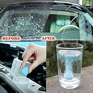 Kanya Car Cleaning Windshield Washer Tablet | Windshield Cleaning Tablet | Car Glass Cleaner Tablet | Pack of (20)