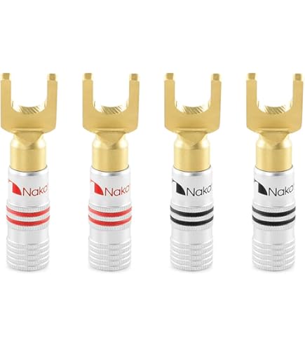 4 Stück Banana-Stecker 2mm Für Lautsprecher & Elektronik – Schwarz & Rot, Max. 10A