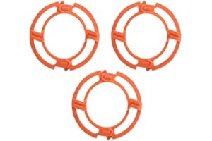 TNFEEON Anillo de roca de 3 piezas (placa de retención, soporte) para cabezales de afeitado modelo/tipo SH70 y SH90 (color naranja) Shaver Series S7000 S900
