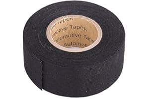 ESTINK Taśma kablowa z tkaniny, Samoprzylepna Uniwersalna taśma do okablowania samochodowego (32 mm*15 m)