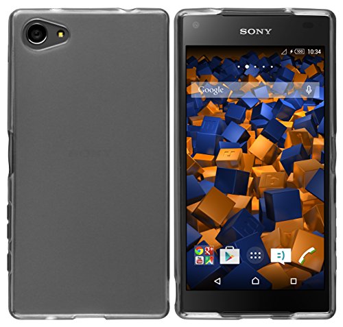Preisvergleich Produktbild mumbi Schutzhülle für Sony Xperia Z5 Compact Hülle transparent schwarz