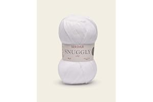 Sirdar Snuggly 4 Ply, White (251), 50g