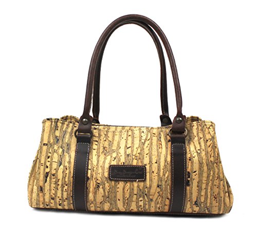 Dux Cork SHOULDER CORK CROSS-BODY BAG by GENUINE PORTUGUESE PREMIUM Cork Fabric 100% QUALITY GUARANTEE