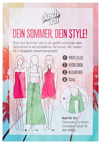 Strandtuch in grün, Gratis beim Kauf ausgewählter Produkte von Axe, Dove, Dove Men+Care, Rexona und Duschdas im Wert von 8 EUR, 1 Stück - 3