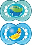 MAM 6+ Months Yummy Soothers (Blue) (2-Pack)