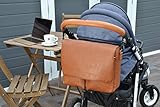 JUBELIST kids Wickeltasche BEN ★ Unisex Messenger Umhängetasche inkl. Kinderwagenhaken und Wickelunterlage für das Baby - 9