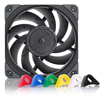 Noctua NF-A12x25 PWM chromax.black.swap, Quiet Premium Fan, 4-Pin (120 mm, Black)