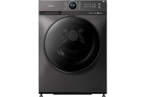 Midea Washer Front Load - 12 kg washer - 14 Programs - Titanium- MF200W120W1TSA
