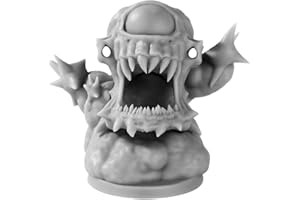 LKKCHER DESIGN 1 Stück D&D Miniaturen, Fantasie Tischplatte Rollenspiel 3D Modelle, Tod Monster Tyrann Miniatur Figuren, ABS Handbemalt Modell Unbemalt, 4x3.4cm Statue, Mini Brettspiel Zubehör