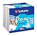 Produktbild Verbatim CD-R 52x 700MB Printable Surface Slim Case CD-Rohlinge 20er Pack