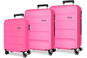 ROLL ROAD Flex Maleta Rígida Fabricada en ABS, un Material, Cierre de combinación Lateral 4 Ruedas Dobles Equipaje Mano, Práctico Interior con un Compartimento