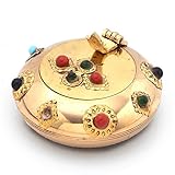 Pure Brass Gemstone Ash Tray Handicraft Gift -172 RS.299 (53.00% Off) - Amazon