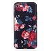 Produktbild iPhone 7 Hülle, Chreey [Prägemuster] Full Body Cover Bumper Case Weich TPU Silikon Handyhülle Matt Kratzfeste Anti-Rutsch Schutzhülle Backcover [Chinese Rose]