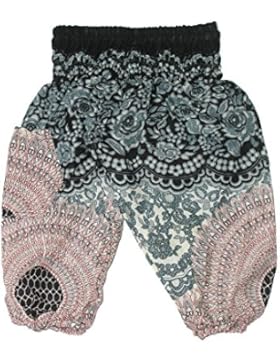 Lofbaz Kinder Hippie Boho Hose Aladdin Pirate Bohemian Baggy Hosen