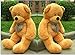 1pc Quality 47" Giant Huge Cuddly Teddy Bear Toy Doll Soft Plush Stuffed teddy bear toy light brown