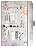 PT Big Collect Moments 270819 2019: Hochwertiger Buchkalender. Terminplaner mit Wochenkalendarium, Gummiband und Stifthalter. 12 x 17 cm by 