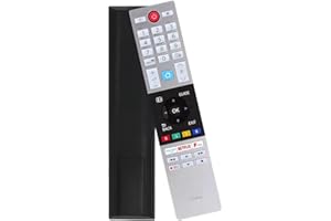 HJA TRADING Replacement Toshiba Remote Control (CT-8541) For Toshiba TV Remote CT8541 CT 8541 - Works Straight Away, No Setup Required - With Netflix/Amazon/Freeview Buttons