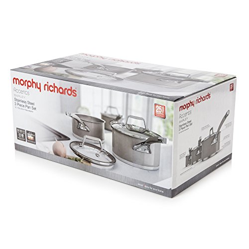 Morphy Richards 978011 Pan Set, 3 Piece - Barley