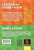 Image de Lexique de la vigne et du vin: Français/Anglais - Anglais/Français