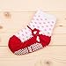Happy Cherry 3 Pairs Girls Baby Little Flowers Dot Cotton Antislip Socks