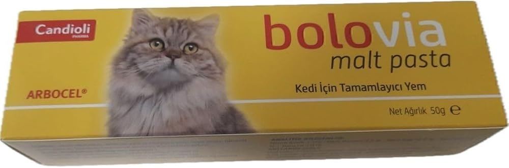 Candioli Bolovia Kedi Malt Macunu, Tüp İçinde, 50 g