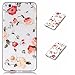 Produktbild P8 lite 2017 Case, Huawei P8 lite 2017 Case, Huawei P8 lite 2017 Hülle, Anlike Schutzhülle Handytasche Cover Case Weiche TPU Silikon Schlank Flexibel Handy Hülle für [Huawei P8 Lite 2017 (5.2 Zoll)] Malerei Stil Design - Rosen
