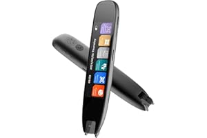 DKEVEU Scan Reader Pen for Dyslexia, 142 Languages Scan Translator Pen,Smart Reading Pen for, Elderly, Kids, Students, Supports Speech & Scan to Text, Real Time Pen Reader Scanner