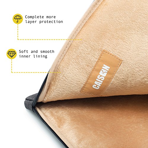 CAISON Notebook Laptop Sleeve Case H  lle Tasche f  r 12  MacBook   10 6  SAMSUNG Galaxy Book   10 1  ACER Aspire Switch 10   10 1  ASUS T100CHI T102H