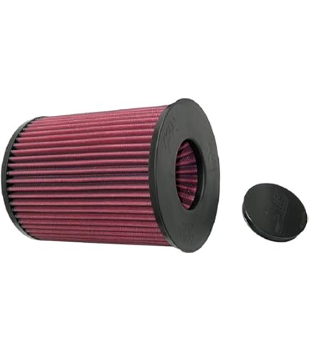 K&N 33-2857 Filtro de Aire Coche, Lavable y Reutilizable, Negro, Rojo