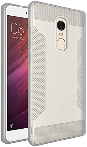 For Xiaomi Redmi Note4/Note4X Case Cover With TPU (soft) Translucent Design + Matte Resilient [Drop Protection] [Anti-Scratch] Internal Geometric Stripes Design, With Radiating Function Case For Redmi Note4/Note4X-white