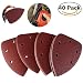 Produktbild NUOLUX 40pcs Grit 14cm Sander Mousepads Schleifen Blätter Scheiben Klett gemischt 40 80 120 240