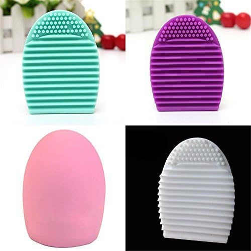 Silicone Cleaning Cosmetic Brush gel Cleaner Scrubber Tool Random colour