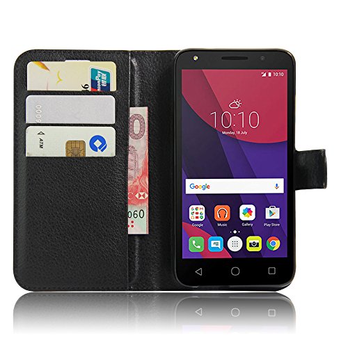 Guran Funda de Cuero Para Alcatel Pixi 4 5 0 pulgada Smartphone Tir n de la Cubierta de la Funci n de Ranura Tarjetas y Efectivo Caso Guran Funda de Cuero Para Alcatel Pixi 4 5 0 pulgada Smartphone Tir n de la Cubierta de la Funci n de Ranura Tarjetas y Efectivo Caso