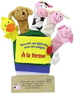 A la ferme : Le livre-gant