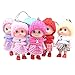 Produktbild AmaSells 5-teiliges Kinderspielzeug, weich, interaktiv, Babypuppen-Spielzeug, Mini-Puppe für Mädchen und Jungen, Handy-Anhänger, Handy-Dekoration, Kinder-Geschenk, Schlüsselanhänger, Zufällige Farbauswahl