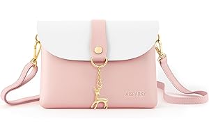 AISPARKY Handtasche Teenager Mädchen Geldbörse Crossbody Leder kleine Geldbörse Geldbeutel PU Tasche Geschenke für Kinder Mädchen Kleinkinder mit Strap Strap