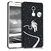 Produktbild kwmobile Hülle für Xiaomi Redmi Note 4/Note 4X - Backcover Case Handy Schutzhülle Kunststoff - Hardcase Cover Astronaut Mond Design Weiß Schwarz